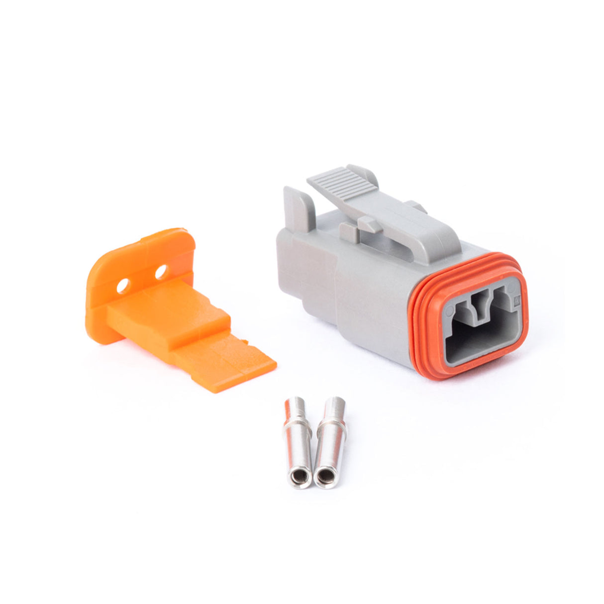 DT02GY-PK - DT Series - Deutsch 2 Socket Connector Plug Kit