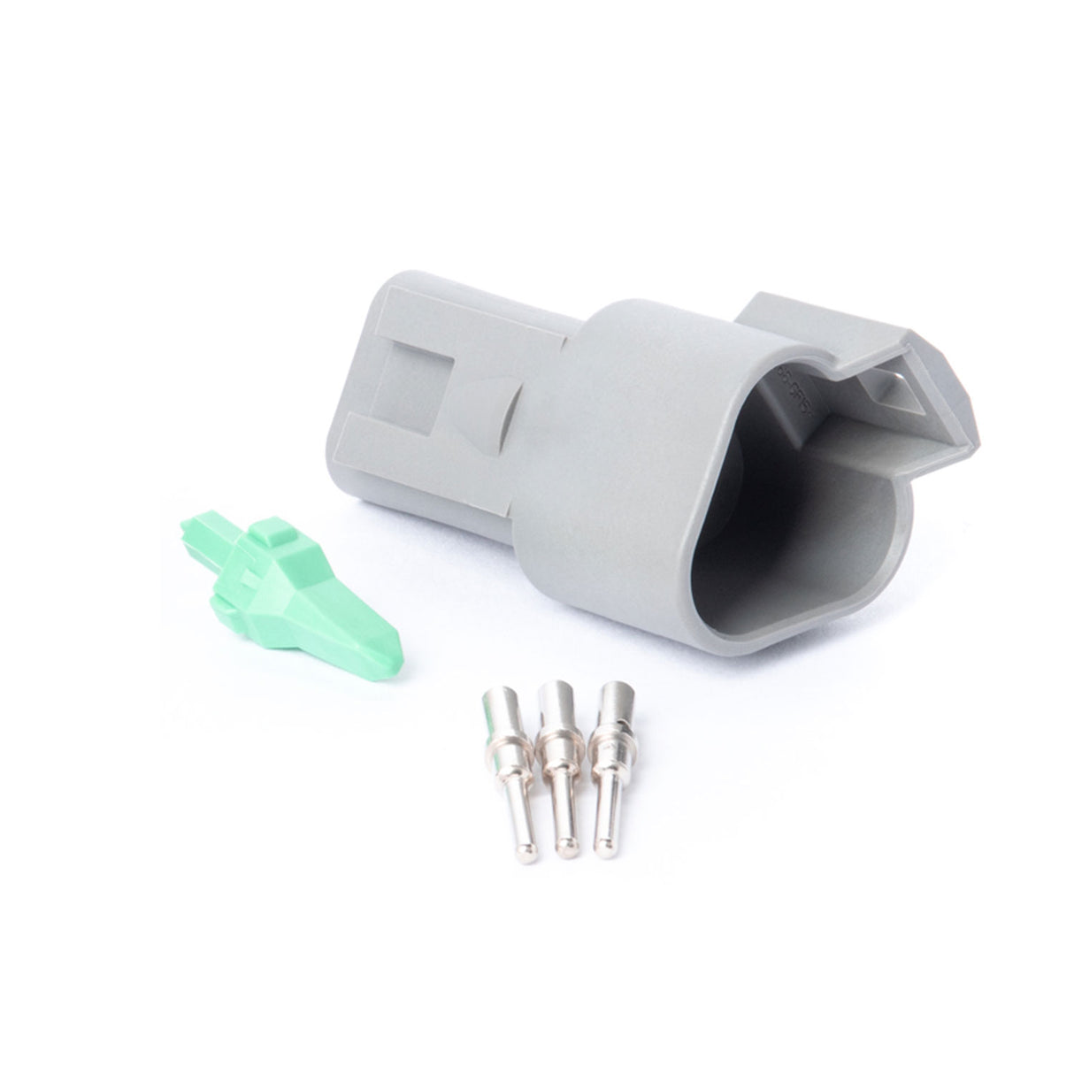 DT03GY-RK - DT Series - Deutsch 3 Pin Connector Receptacle Kit