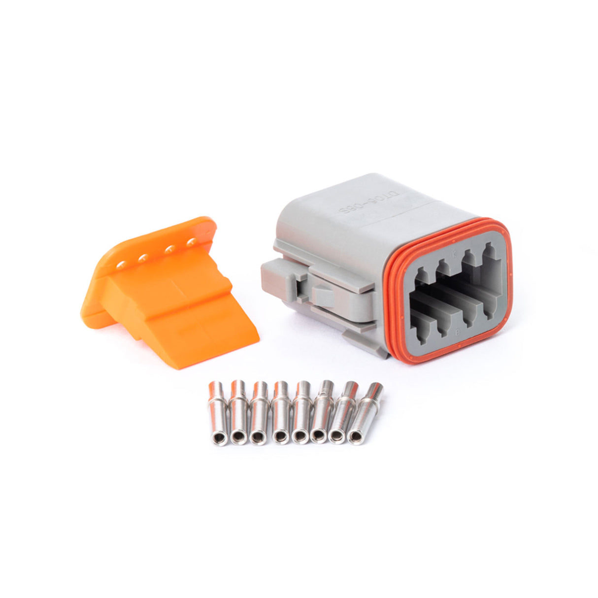 DT08GY-PK - DT Series - Deutsch 8 Socket Connector Plug Kit