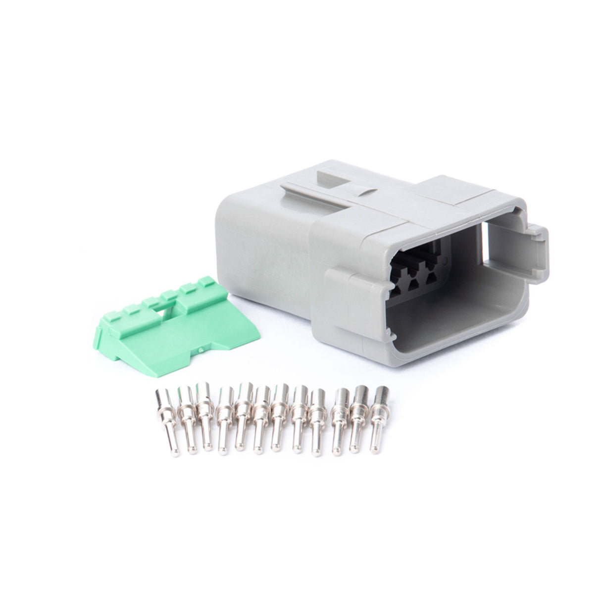 DT12GY-RK - DT Series - Deutsch 12 Pin Connector Receptacle Kit