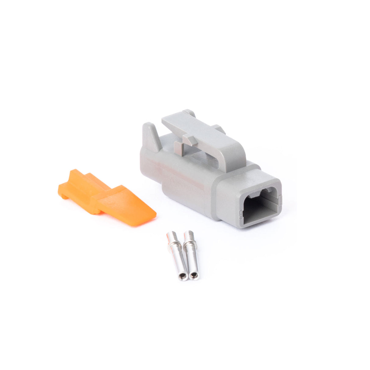 DTM02GY-PK - DTM Series - Deutsch 2 Socket Connector Plug Kit