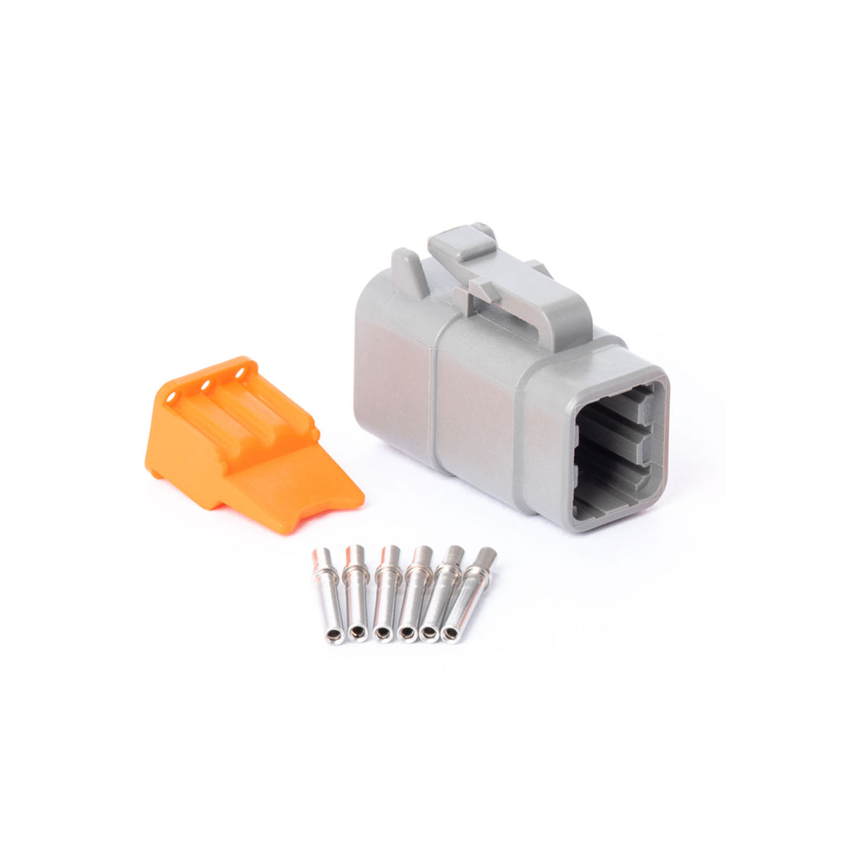 DTM06GY-PK - DTM Series - Deutsch 6 Socket Connector Plug Kit