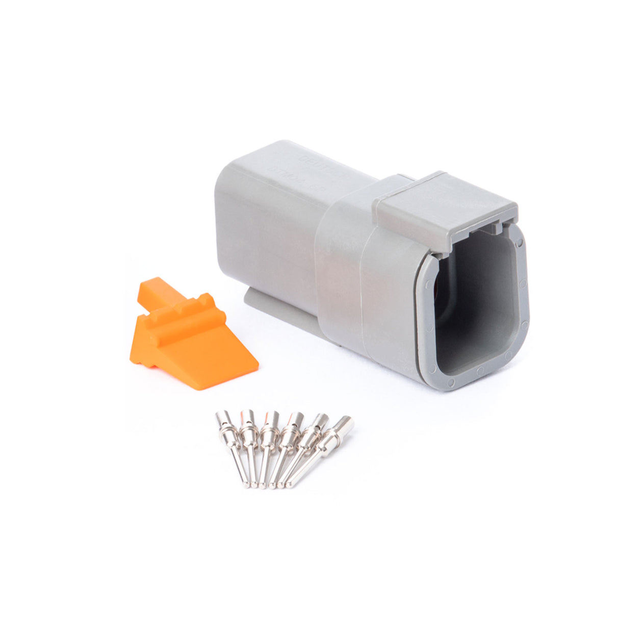 DTM06GY-RK - DTM Series - Deutsch 6 Pin Connector Receptacle Kit