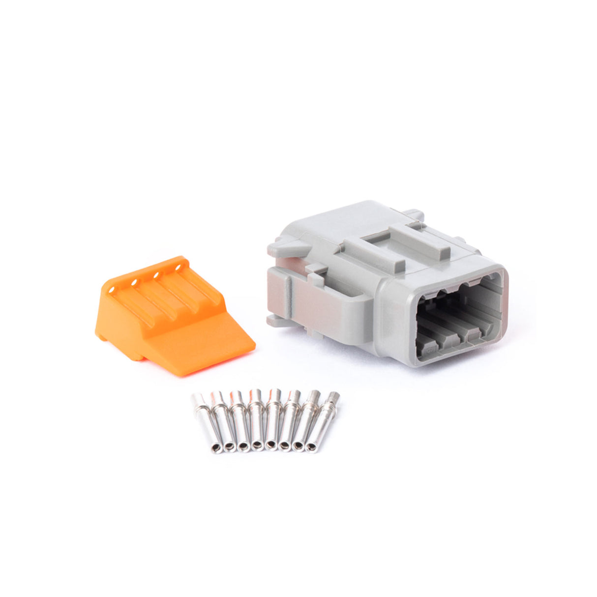 DTM08GY-PK - DTM Series - Deutsch 8 Socket Connector Plug Kit