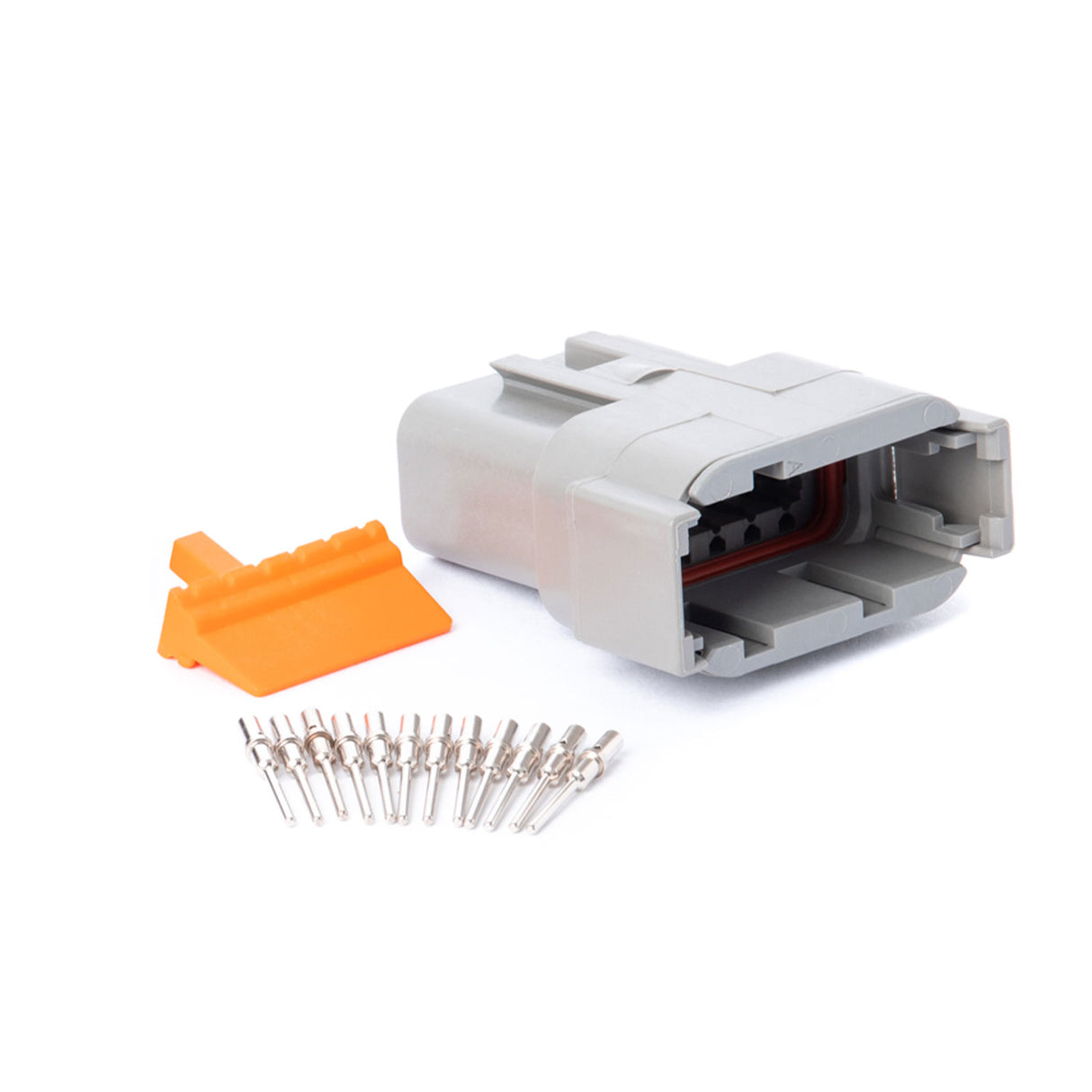 DTM12GY-RK - DTM Series - Deutsch 12 Pin Connector Receptacle Kit