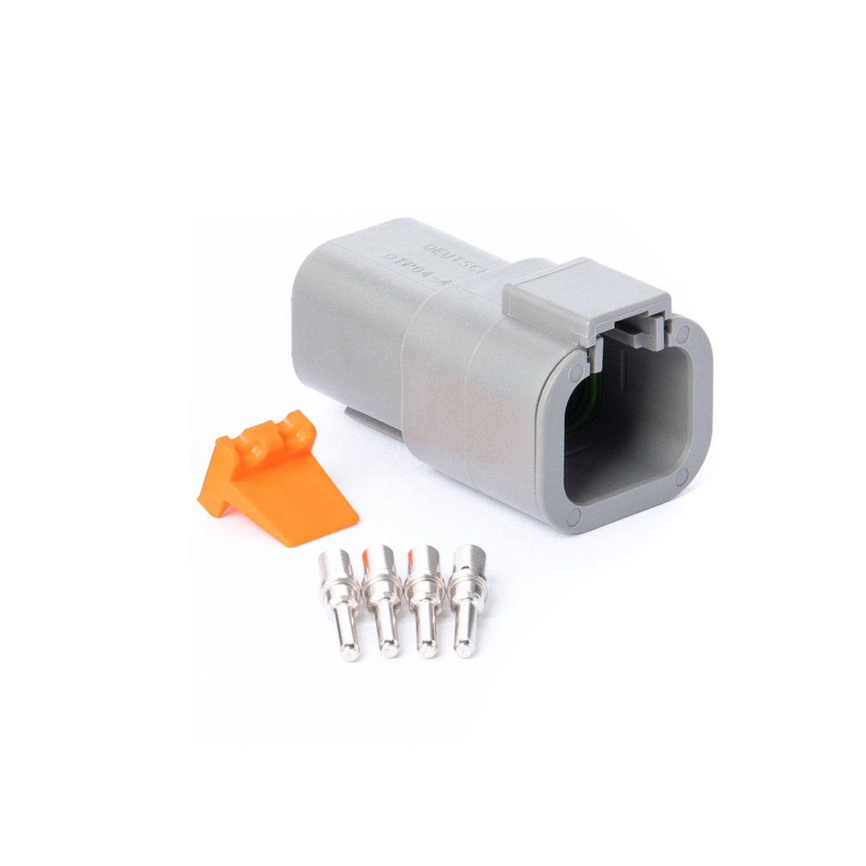 DTP04GY-RK - DTP Series - Deutsch 4 Pin Connector Receptacle Kit