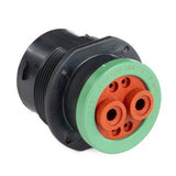 HDP24-18-6PN-L017 - HDP20 Series - 6 Pin Receptacle - 18 Shell - N Seal - Ring Adapter