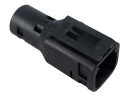 1028-027-0405 - DTM Series - Backshell for 4 Cavity Receptacle -Straight Black