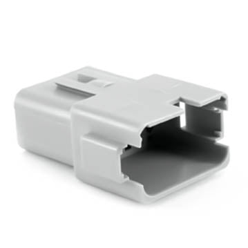 AT04-12PA - AT Series - 12 Pin Receptacle - A Key, Gray