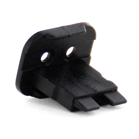 AW2S-LED - AT Series - 2 Socket Wedgelock - Black  (For use with 2 Way LED Connectors)