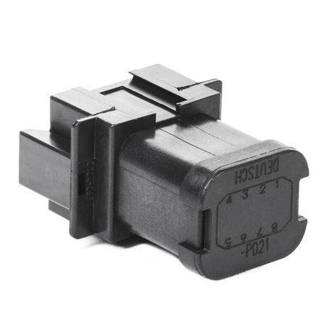 DT04-08PB-P021 - DT Series - 8 Pin Receptacle - B Key, Bussed, Black