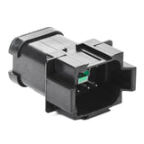 DT04-08PB-P021 - DT Series - 8 Pin Receptacle - B Key, Bussed, Black