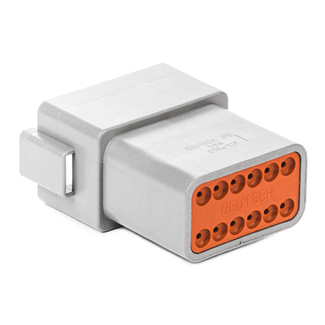 DT04-12PA - DT Series - 12 Pin Receptacle - A Key - Gray