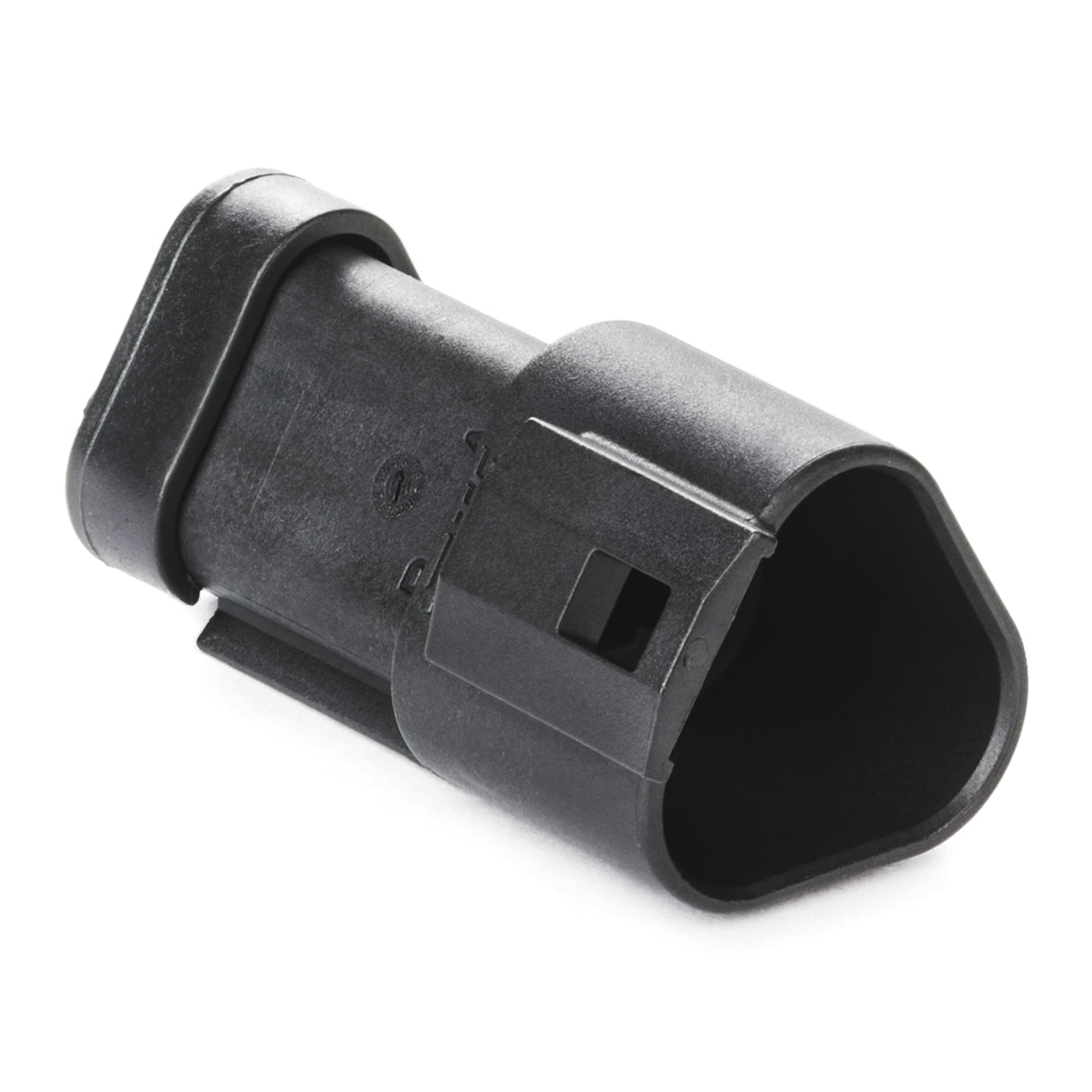 DT04-3P-E005 - DT Series - 3 Pin Receptacle - End Cap, Black