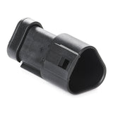 DT04-3P-E005 - DT Series - 3 Pin Receptacle - End Cap, Black