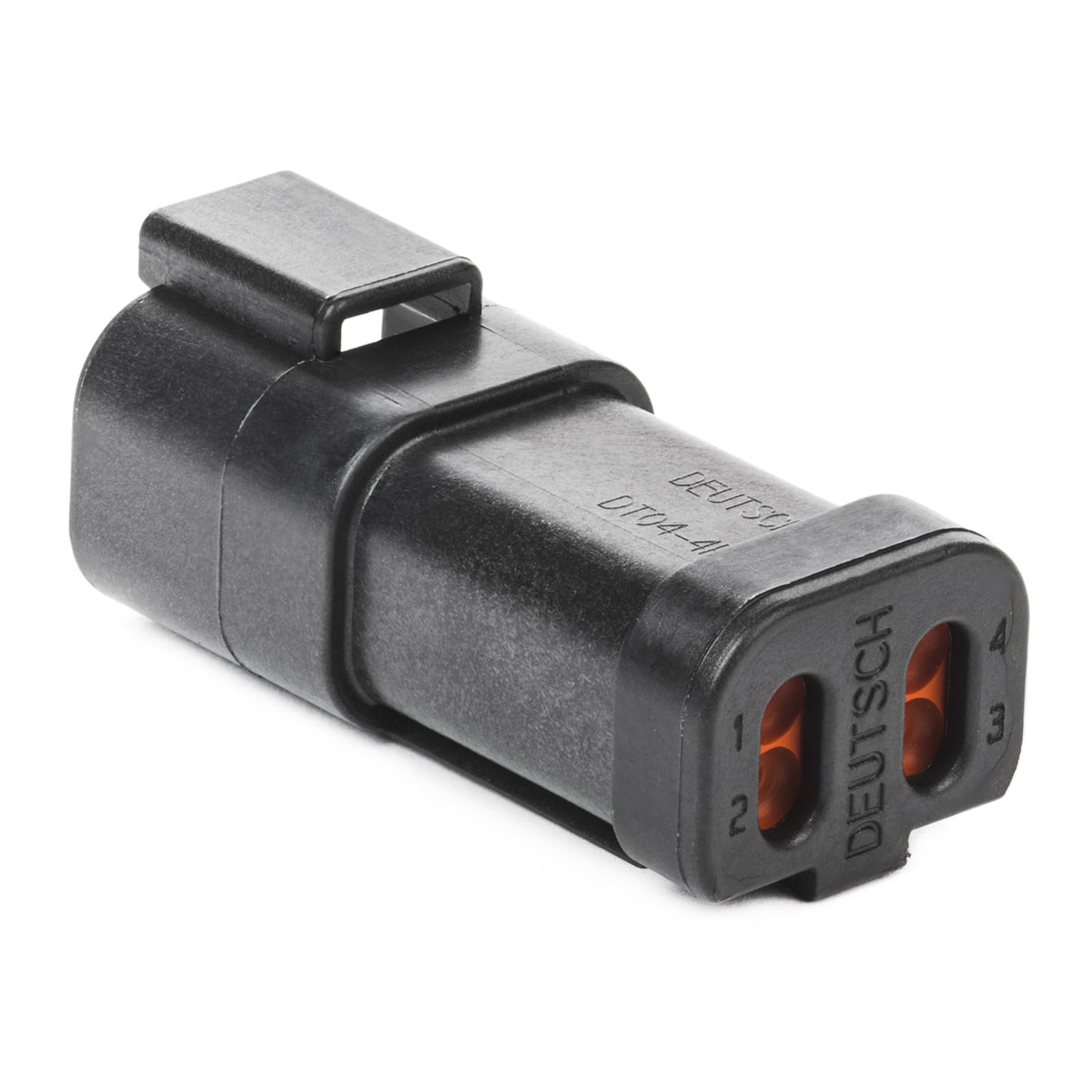 DT04-4P-E005 - DT Series - 4 Pin Receptacle - End Cap, Black