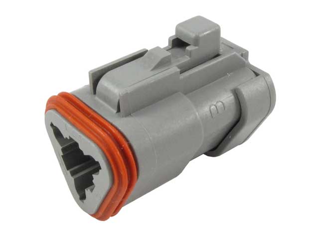 DT06-3S-CE01 - DT Series - 3 Socket Plug - Reduced Dia. Seals, End Cap ...