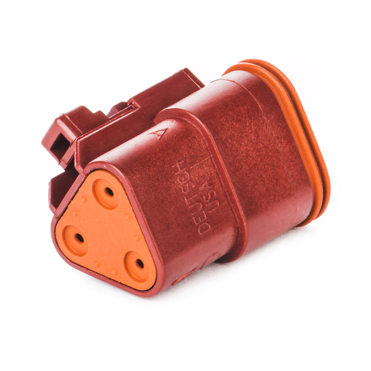 DT06-3S-RD - DT Series - 3 Socket Plug - Red