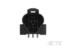 DTF13-3P - DT Series- Receptacle- 3 Cavity, PCB Mount, Black