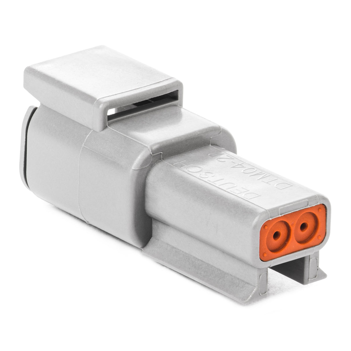 DTM04-2P - DTM Series - 2 Pin Receptacle - Gray