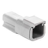 DTM04-2P - DTM Series - 2 Pin Receptacle - Gray