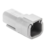 DTM04-4P - DTM Series - 4 Pin Receptacle - Gray