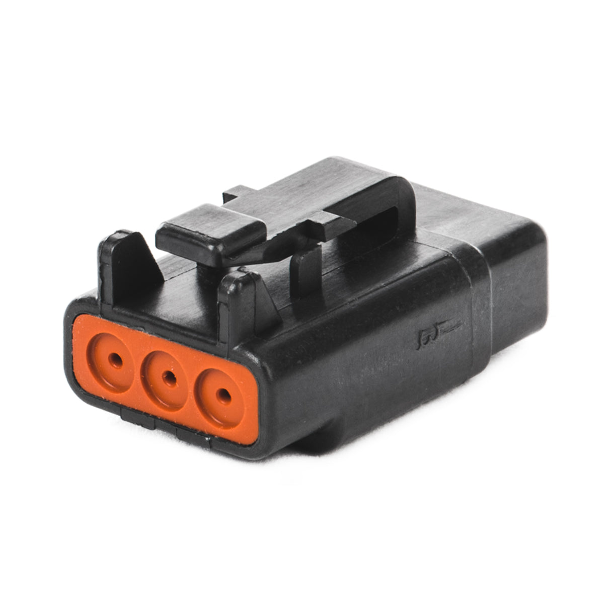 DTM06-3S-E004 - DTM Series - 3 Socket Plug - Black