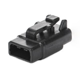 DTM06-3S-E004 - DTM Series - 3 Socket Plug - Black