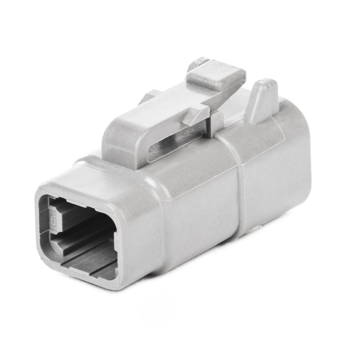 DTM06-4S - DTM Series - 4 Socket Plug - Gray