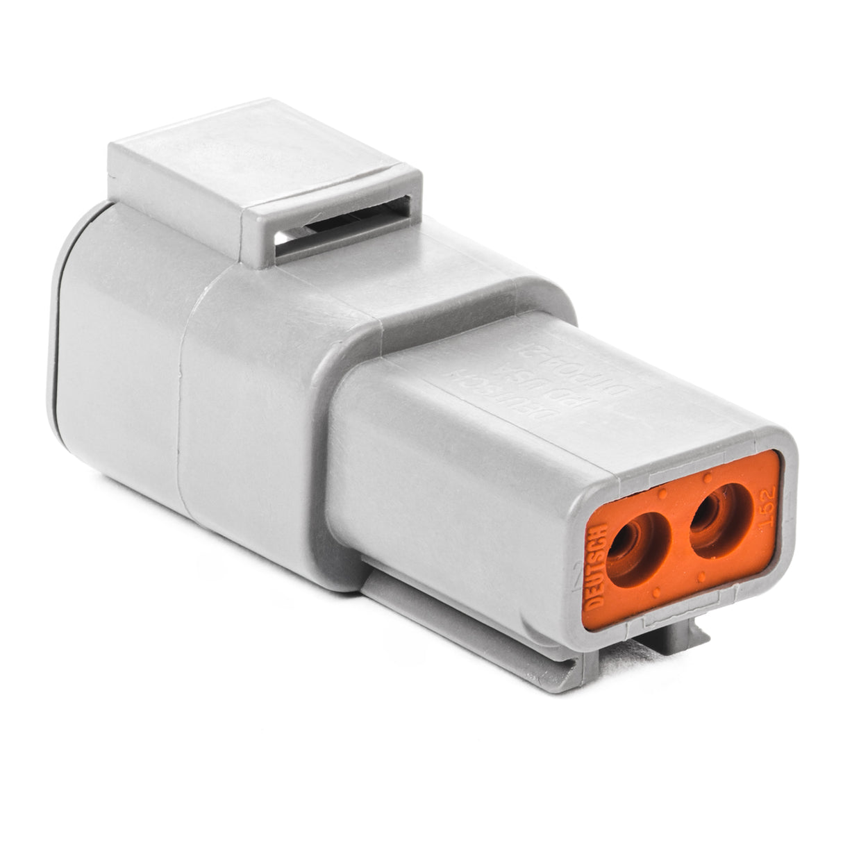 DTP04-2P - DTP Series - 2 Pin Receptacle - Gray