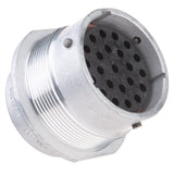 HD34-24-23SN - HD30 Series - 23 Socket Receptacle - 24 Shell, N Seal, Reverse, Flange