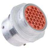 HD34-24-31ST - HD30 Series - 31 Socket Receptacle - 24 Shell, T Seal, Reverse, Flange