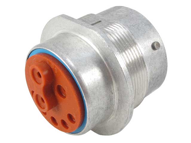 HD34-24-91PE - HD30 Series - 9 Pin Receptacle - 24 Shell, E Seal, HDBox Arrangement, Flange