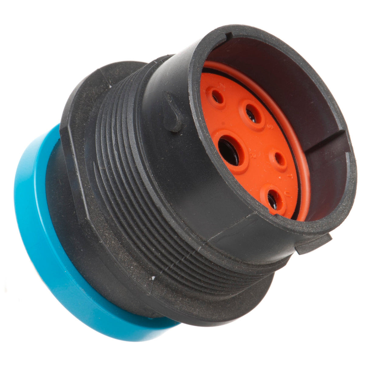 HDP24-24-9PE-L017 - HDP20 Series - 9 Pin Receptacle - 24 Shell, E Seal, Ring Adapter, Flange