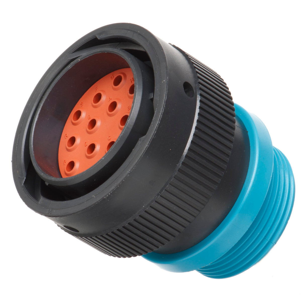 HDP26-24-16PE-L015 - HDP20 Series - 16 Pin Plug - 24 Shell, E Seal, Reverse, Threaded Adapter