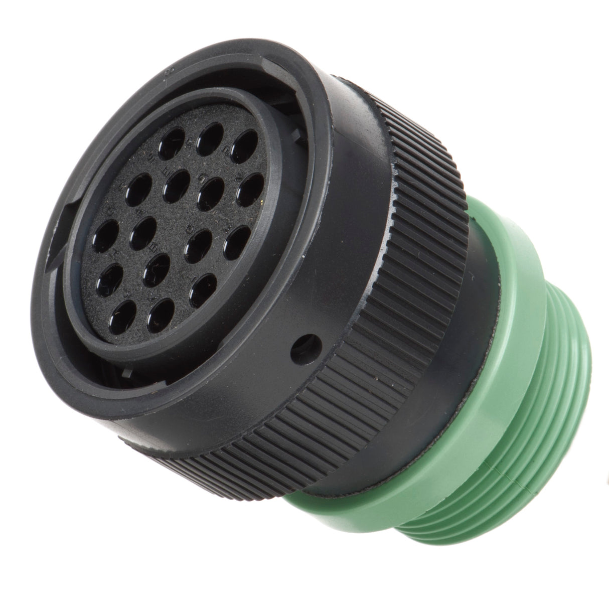 HDP26-24-16SN-L015 - HDP20 Series - 16 Socket Plug - 24 Shell, N Seal, Threaded Adapter