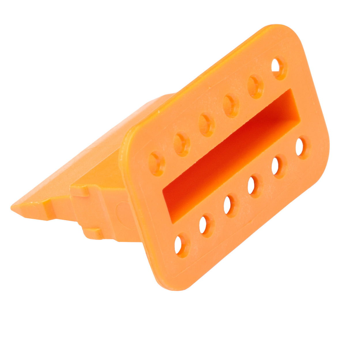 W12S - DT Series - Wedgelock for 12 Socket Plug - Orange