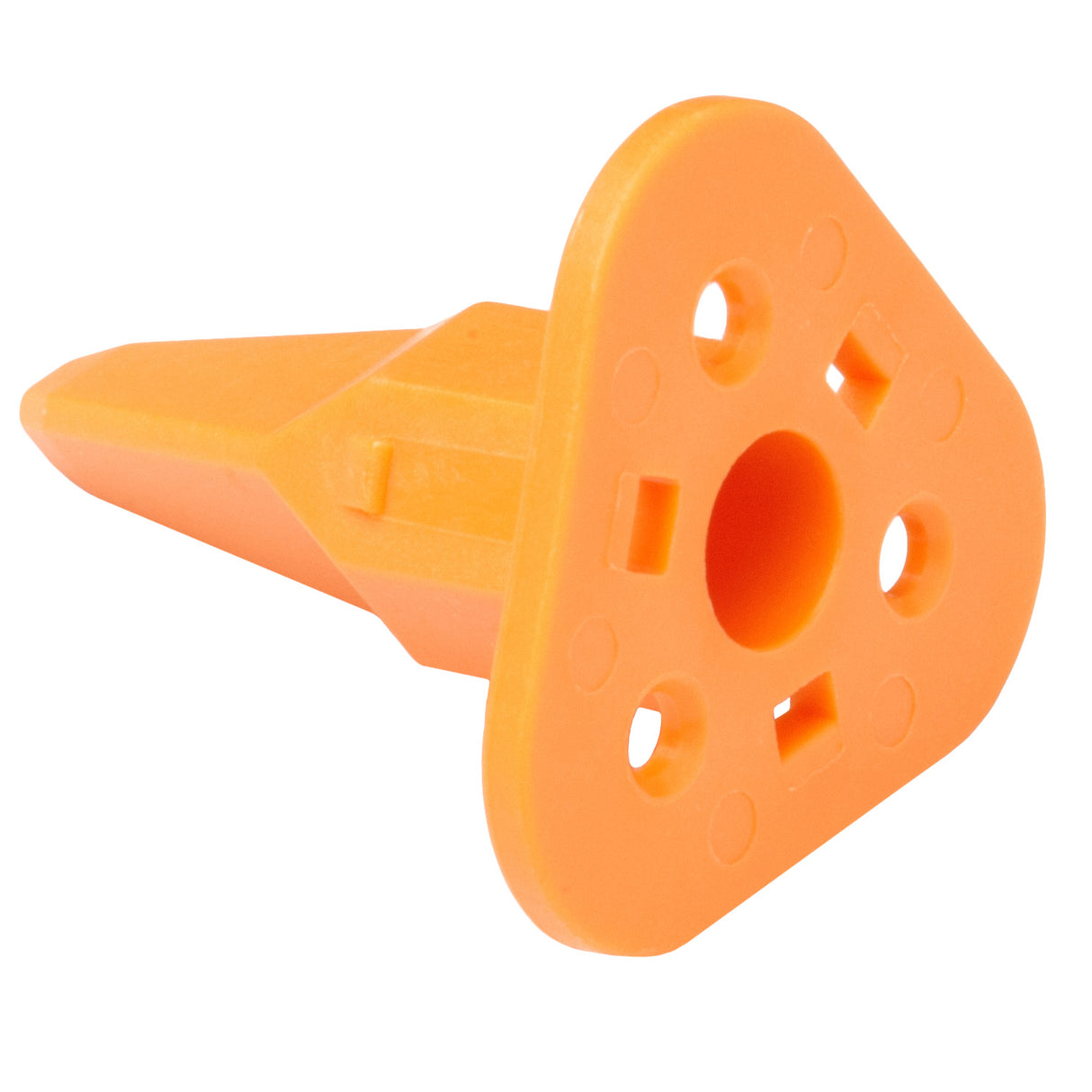 W3S - DT Series - Wedgelock for 3 Socket Plug - Orange