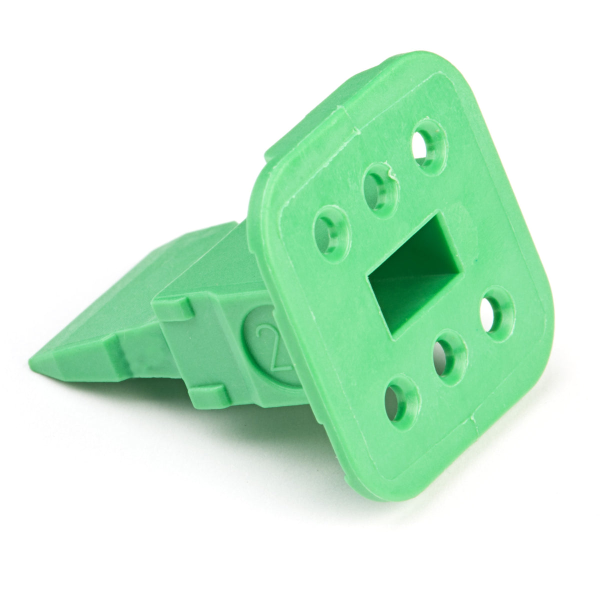 W6S-P012 - DT Series - Wedgelock for 6 Socket Plug - Enhanced, Green